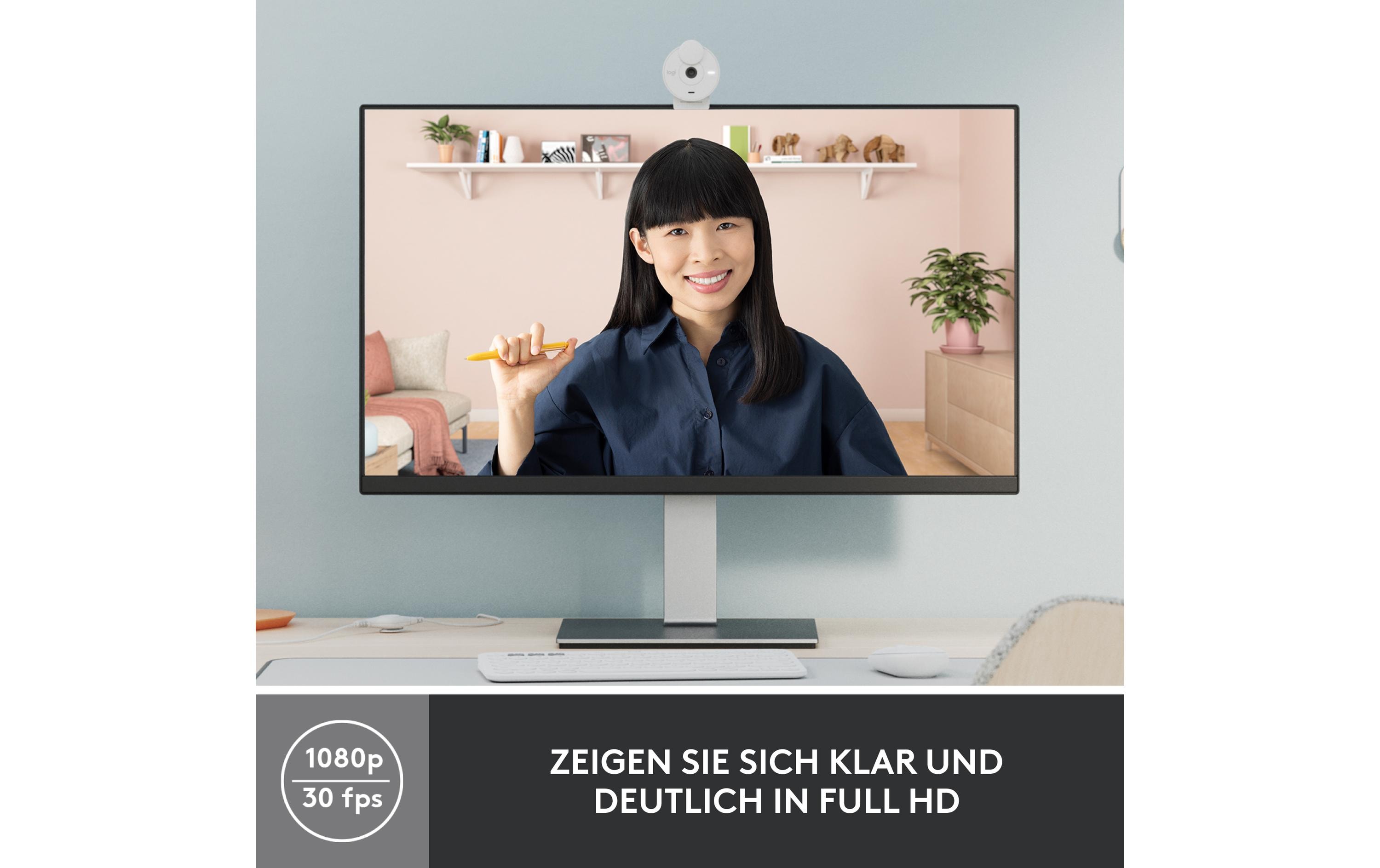 1509949_1 - Mediatech Logitech Webcam Brio 300 white