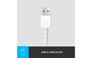 Logitech H390 Stereo-USB-Headset off white Mikrofon, USB
