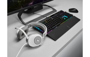 1510749_5 - Mediatech Corsair HS65 Surround Headset USB, Stereo, weiss