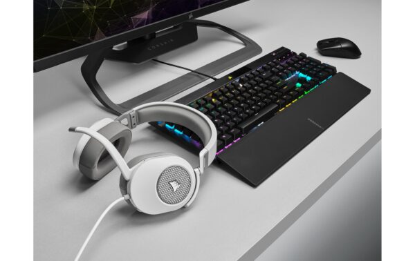 1510749_5 - Mediatech Corsair HS65 Surround Headset USB, Stereo, weiss