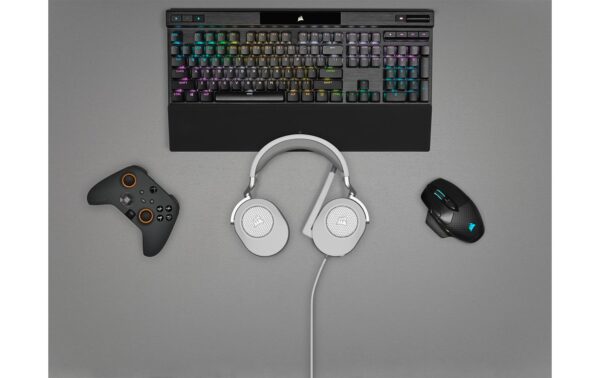 1510749_7 - Mediatech Corsair HS65 Surround Headset USB, Stereo, weiss
