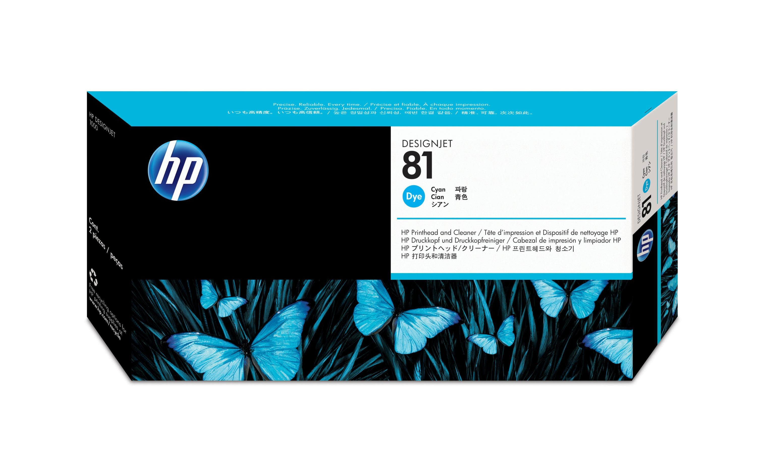 151327 - Mediatech HP Inc. HP Druckkopf C4951A Nr.81, cyan, 13ml zu DesignJet 5000/5500 kaufen | Mediatech.ch
