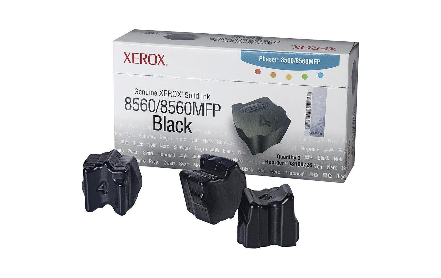 151391 - Mediatech Xerox Color Stix 108R00726, schwarz 3 Stk. Phaser 8560, 3400 Seiten kaufen Schweiz | Mediatech.ch
