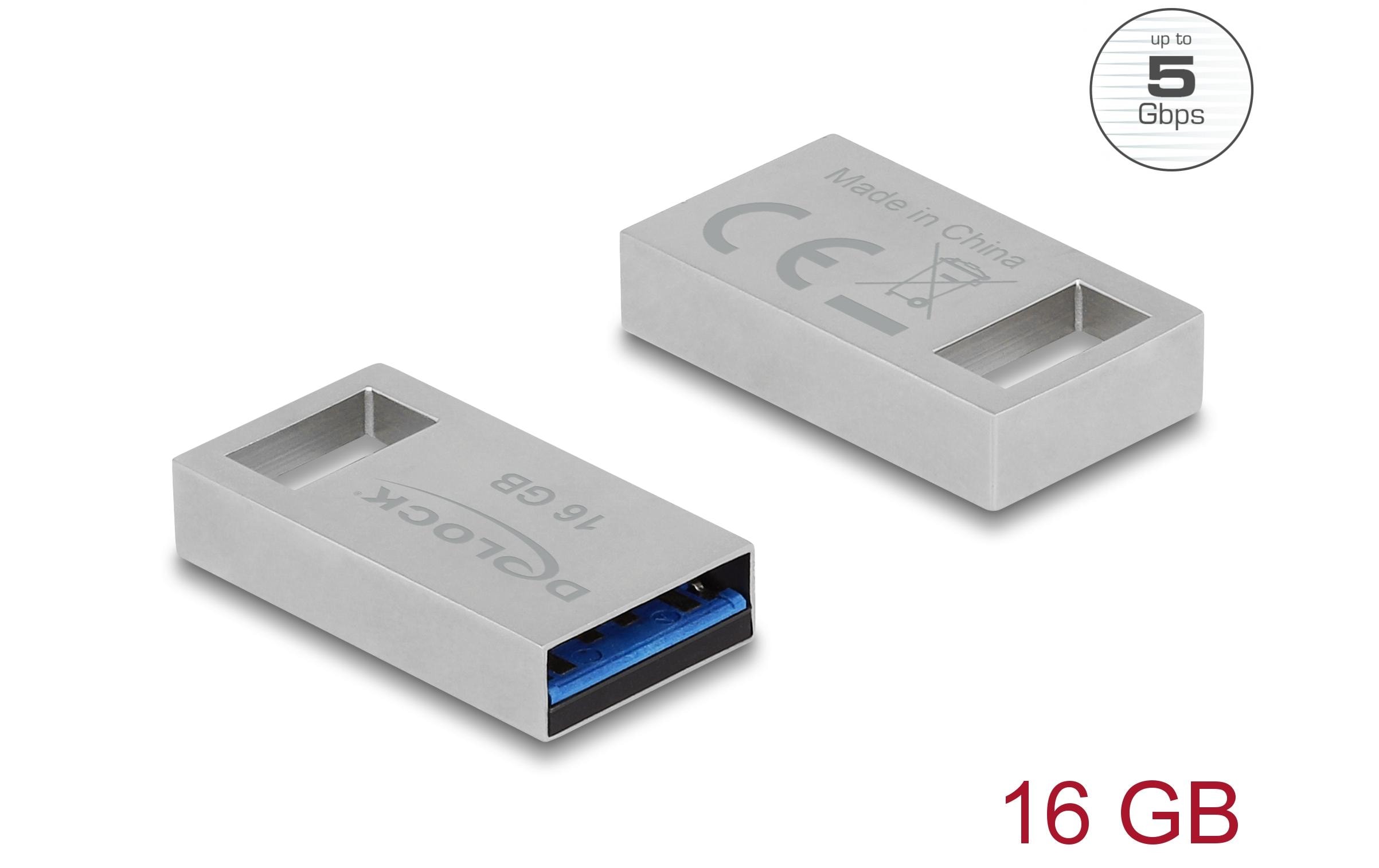 1514270_1 - Mediatech Delock USB3.2 Gen 1 Speicherstick 16GB, Metallgehäuse