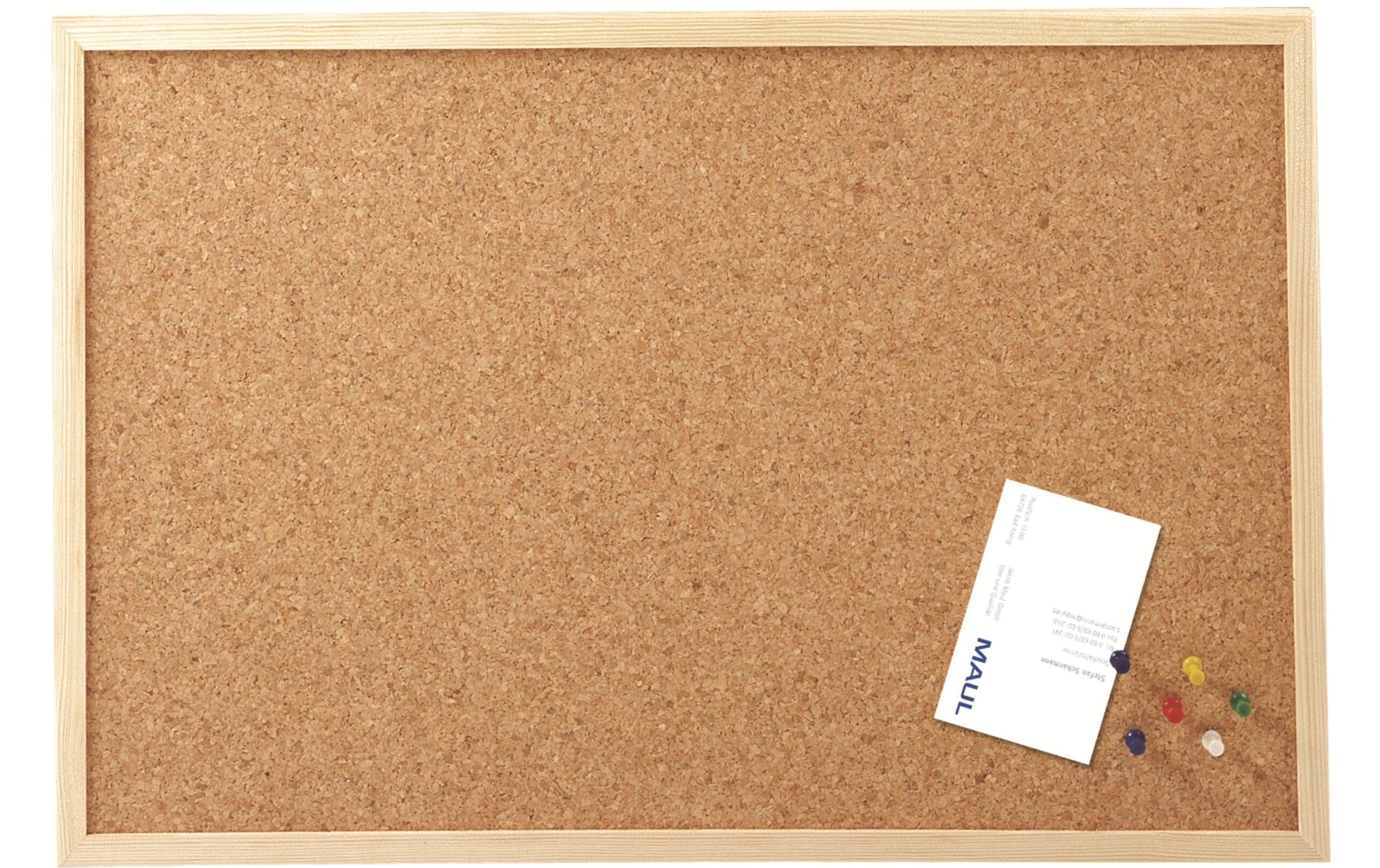 1515301 - Mediatech MAUL Pinwand mit Holzrahmen Kork 40x60cm kaufen Schweiz | Mediatech.ch