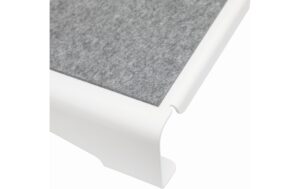 Maul Fussstütze MAULflair weiss Metall, 40x30cm