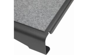1515314_4 - Mediatech Maul Fussstütze MAULflair anthrazit Metall, 40x30cm
