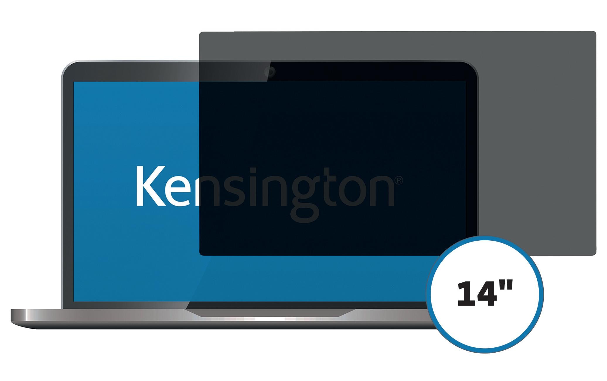 1516325_1 - Mediatech Kensington 2Way Privacy Filter 14 16:9 abnehmbar