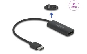 1519806_1 - Mediatech Delock Adapter HDMI-A zu DP Stecker-Buchse, 8K 30Hz