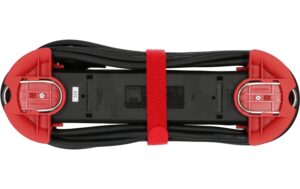 1520259_6 - Mediatech Max Hauri Steckdosenleiste Construct Line IP20, 4x T13, rot-schwarz, 5m