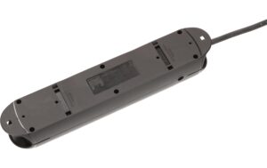 Max Hauri Steckdosenleiste Construct Line IP20, 4x T13, schwarz, 3m