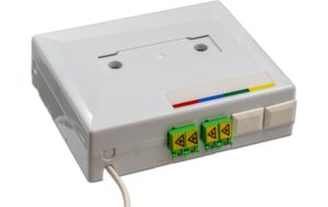 Lightwin FTTH OTO, 4-fasrig LC/APC, 50m FTTH OTO-Dose, inkl.50m Singlemode Kabel
