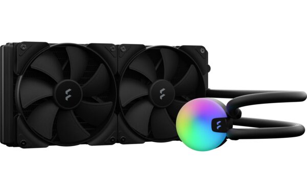 1522056_2 - Mediatech Wasserkühler Fractal Lumen S28 V2 kompatibel zu Intel/AMD, 2x 140mm Radiator