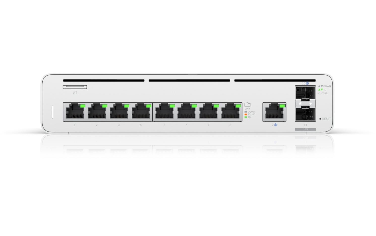 1522357_1 - Mediatech Ubiquiti UISP-CONSOLE: Gateway 9xGE LAN, 2xSFP+, BLE, Rack-Kit