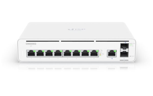 1522357_2 - Mediatech Ubiquiti UISP-CONSOLE: Gateway 9xGE LAN, 2xSFP+, BLE, Rack-Kit