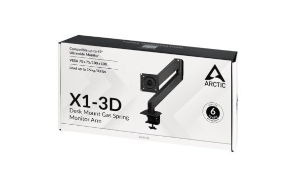 Arctic Tischhalterung bis 40/10kg Monitor: 1