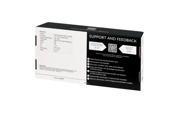 Arctic Tischhalterung bis 40/10kg Monitor: 1