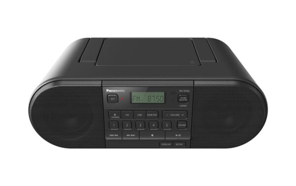 Panasonic RX-D552E-K DAB+ UKW CD Radio CD/Radio mit DAB+, Schwarz