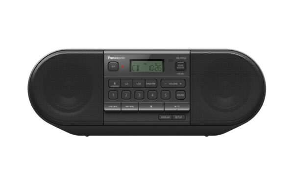 Panasonic RX-D552E-K DAB+ UKW CD Radio CD/Radio mit DAB+, Schwarz