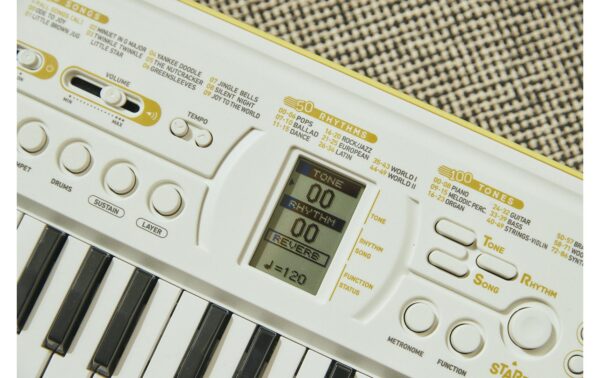 CASIO SA-80 Mini Keyboard, 44 Keys, White
