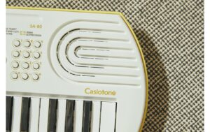 CASIO SA-80 Mini Keyboard, 44 Keys, White