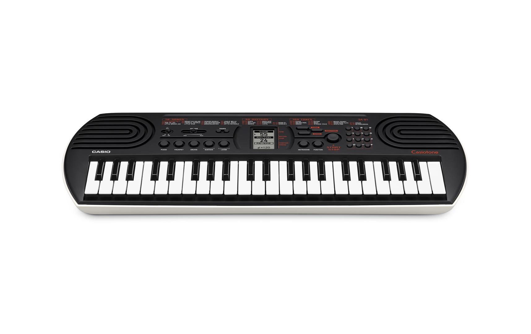 1529799_1 - Mediatech CASIO SA-81 Mini Keyboard, 44 Keys, Black