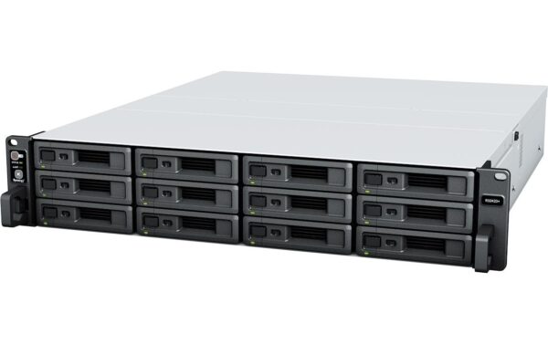 Synology RS2423+, 12-bay NAS AMD Ryzen V1780B Quad-Dore, 8GB, 10GbE