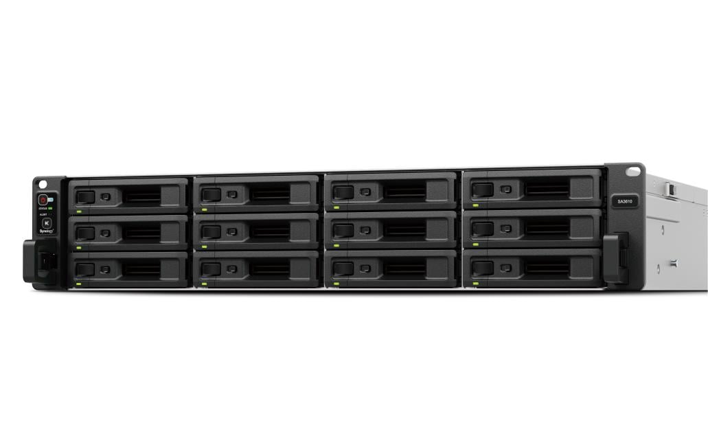 1530096 - Mediatech Synology SA3610, 12-bay NAS Intel Xeon D-1567, 16GB, redund. Netzteil kaufen Schweiz | Mediatech.ch