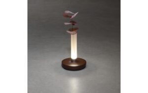 Konstsmide USB-Tischleuchte Biarritz Rostfa LED warmweiss, Akku, Dimmbar / IP54