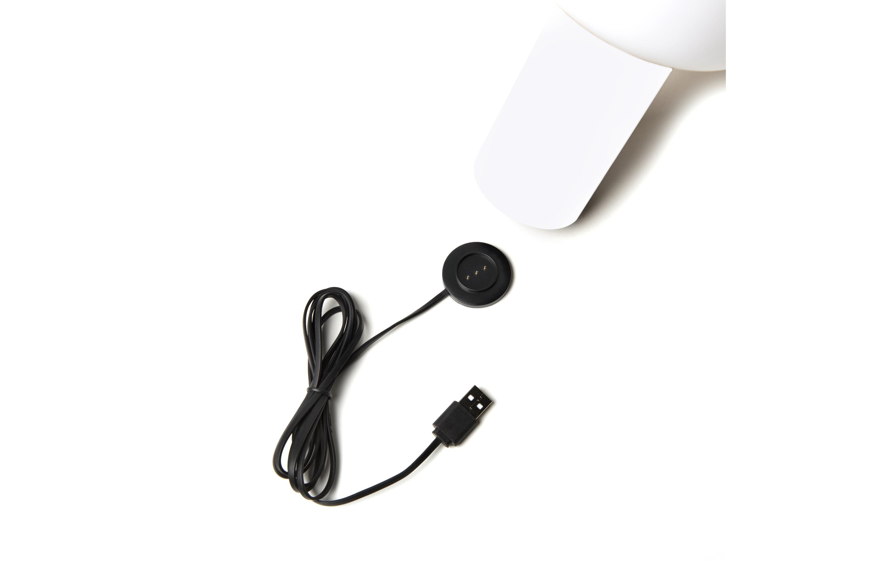 1530350_1 - Mediatech Konstsmide USB-Tischleuchte Antibes Weiss LED ww RGB, Akku, Dimmbar / IP54