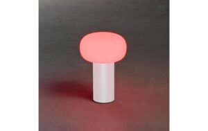 1530350_5 - Mediatech Konstsmide USB-Tischleuchte Antibes Weiss LED ww RGB, Akku, Dimmbar / IP54