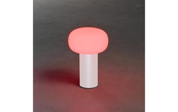 1530350_5 - Mediatech Konstsmide USB-Tischleuchte Antibes Weiss LED ww RGB, Akku, Dimmbar / IP54