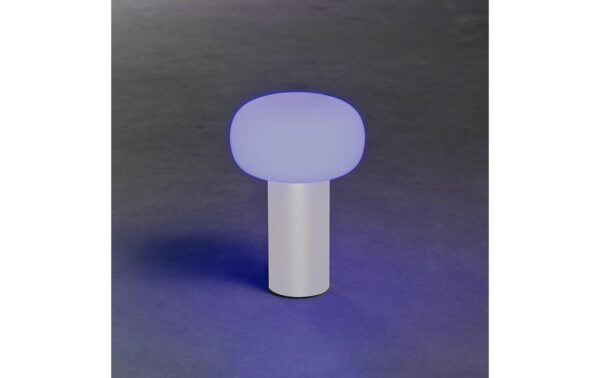 1530350_6 - Mediatech Konstsmide USB-Tischleuchte Antibes Weiss LED ww RGB, Akku, Dimmbar / IP54
