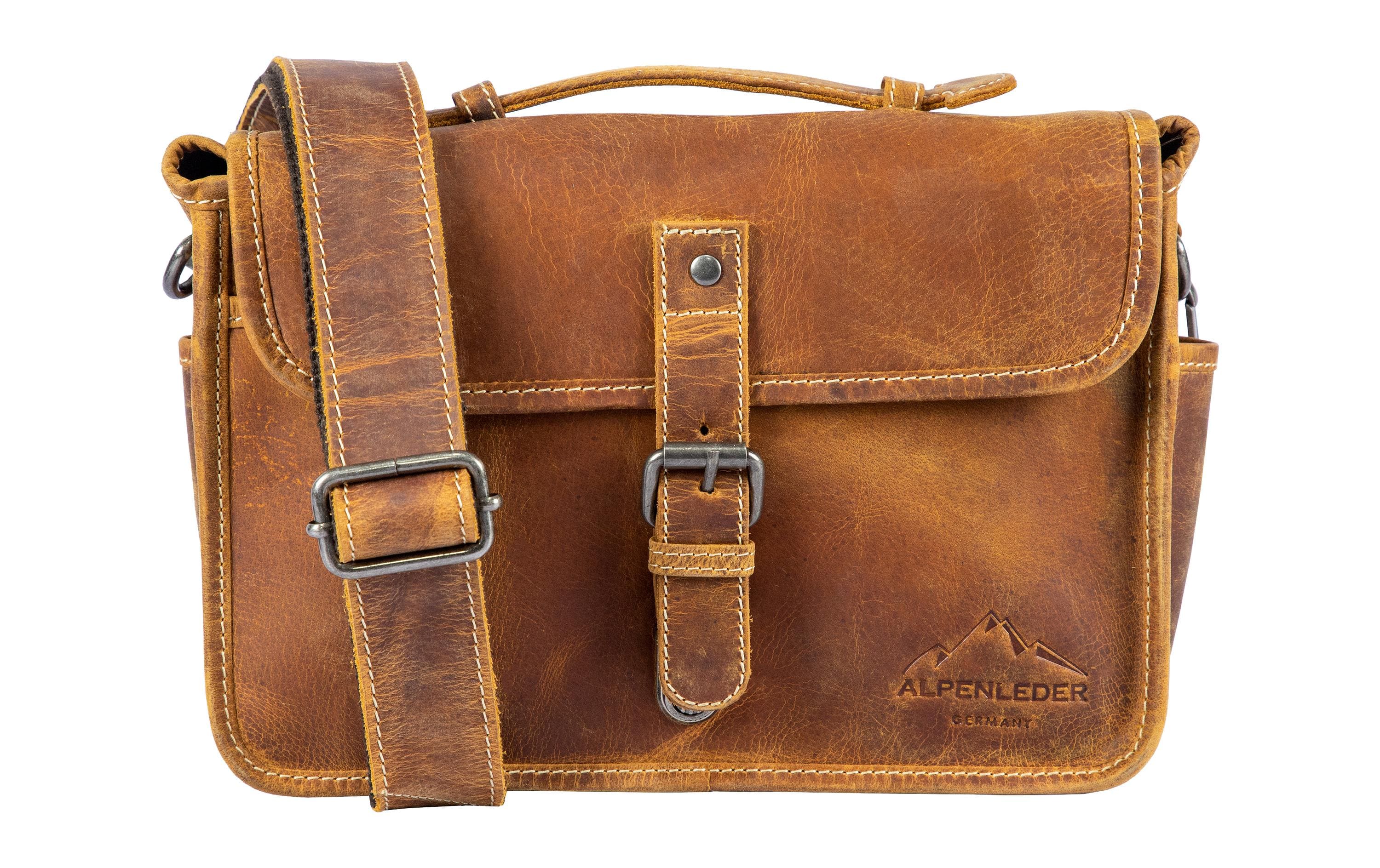 1534357_1 - Mediatech Alpenleder Kameratasche Presse wild camel, Leder