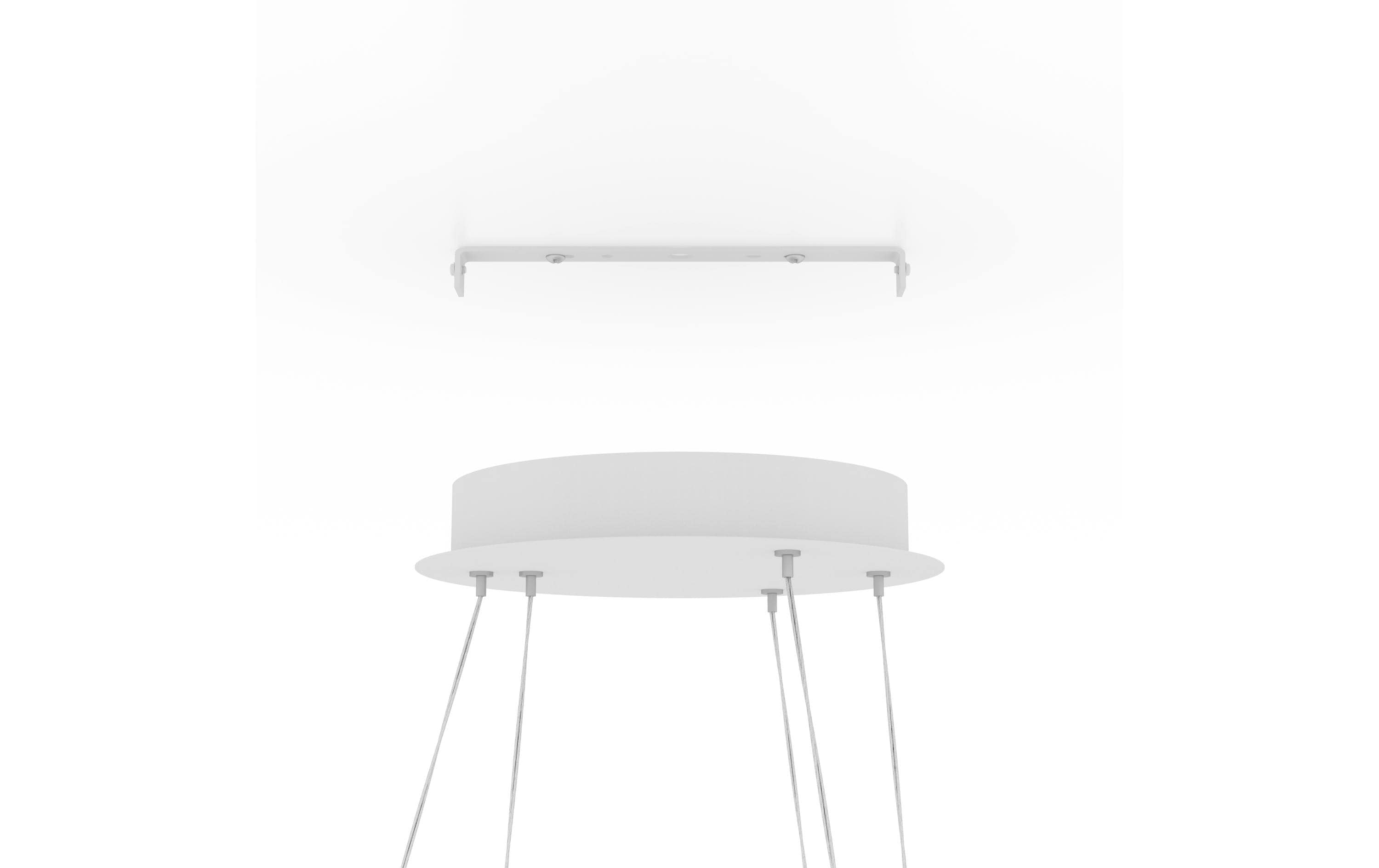1534417_1 - Mediatech EGLO LOBINERO-Z Hängeleuchte weiss inkl. 1x LED 43,2W, dimmbar