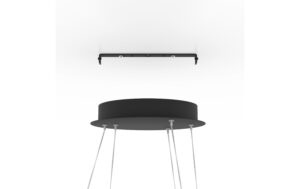 EGLO LOBINERO-Z Hängeleuchte schwarz, weiss inkl. 1x LED 43,2W, dimmbar