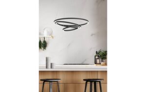 EGLO LOBINERO-Z Hängeleuchte schwarz, weiss inkl. 1x LED 43,2W, dimmbar