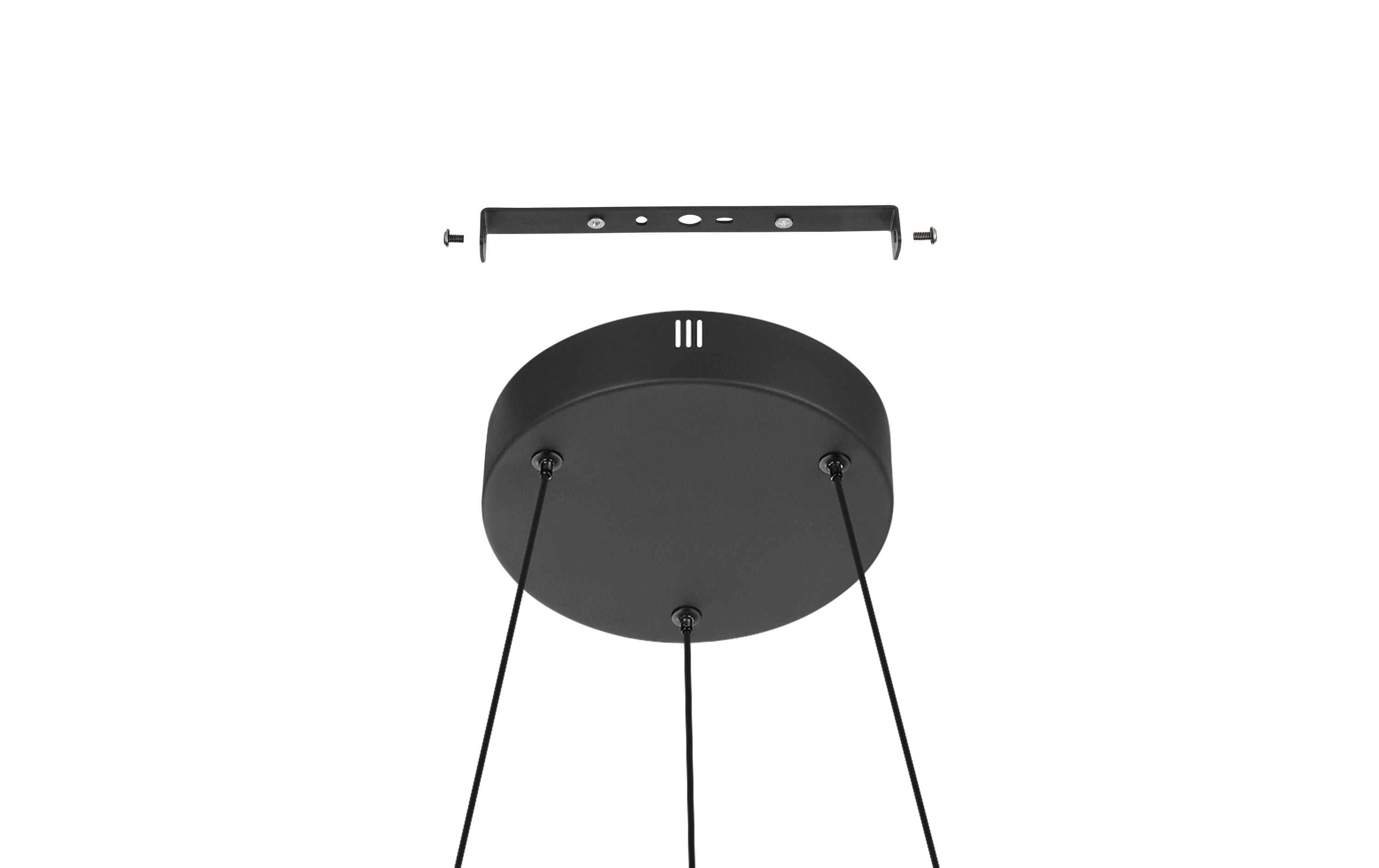 1534419_1 - Mediatech EGLO ANDABAIA-Z Hängeleuchte schwarz, weiss inkl. 1x LED 42,5W, dimmbar