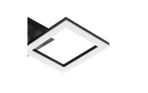 EGLO PARANDAY-Z Wand-/Deckenleuchte schwarz weiss, inkl. 1x LED 15,5W, dimmbar