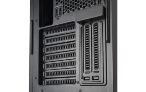 SilverStone Tower SST-SED1-B schwarz, o. NT ATX, Stahl, Kunststoff