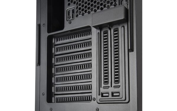 SilverStone Tower SST-SED1-B schwarz, o. NT ATX, Stahl, Kunststoff