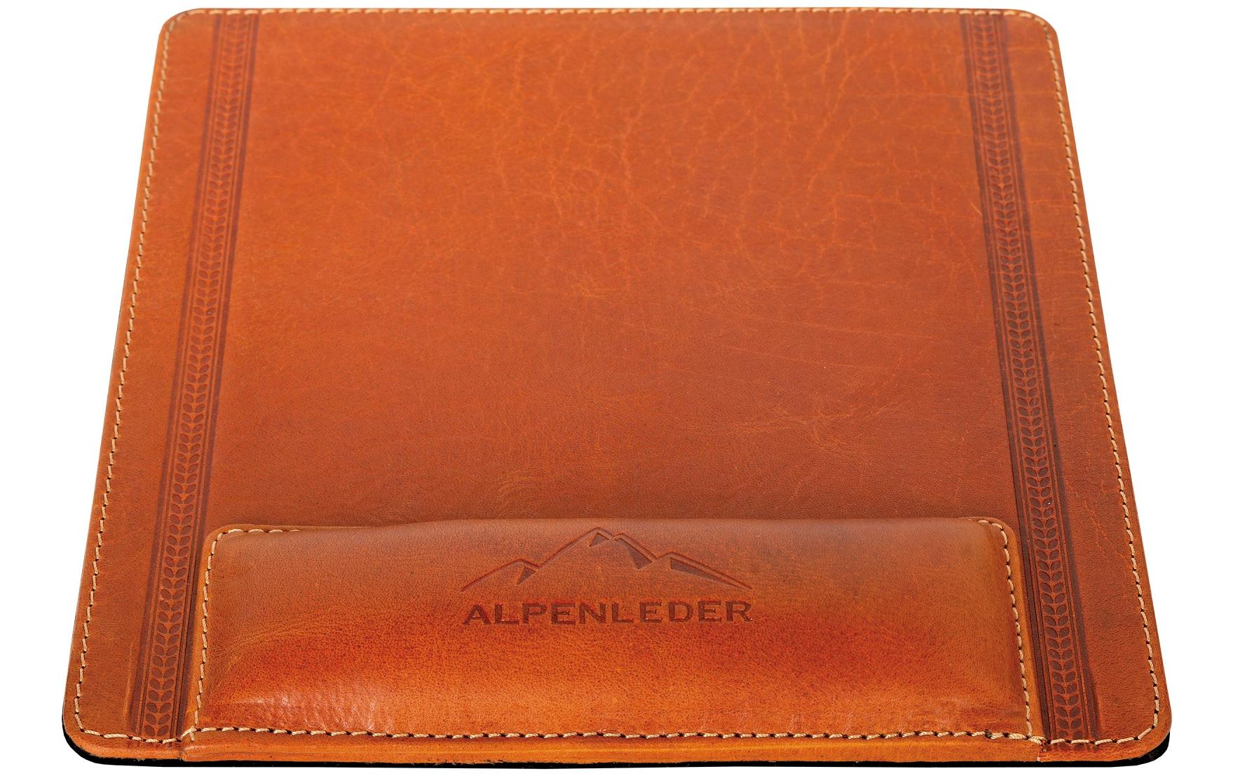 1536077 - Mediatech Alpenleder Mausmatte Konstanz 22x24cm, cognac kaufen Schweiz | Mediatech.ch