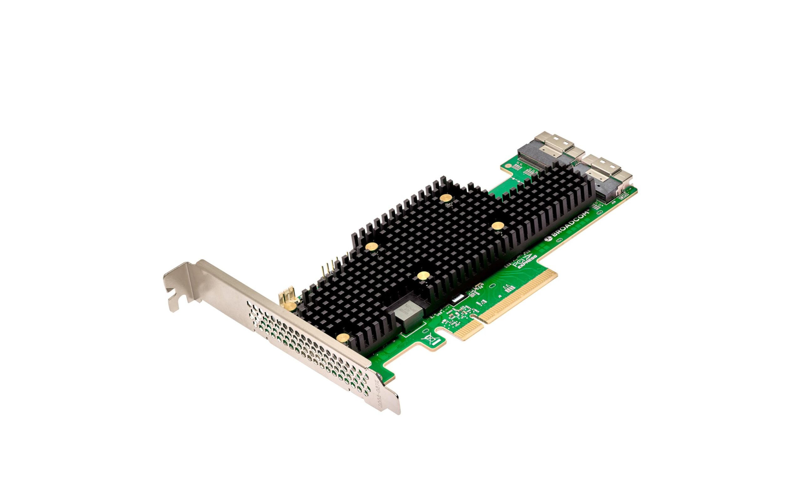 1536439 - Mediatech Broadcom eHBA 9620-16i, PCI-Ex8v4 2xSFF-8654, LP, SAS4/SATA3,NVMEv4