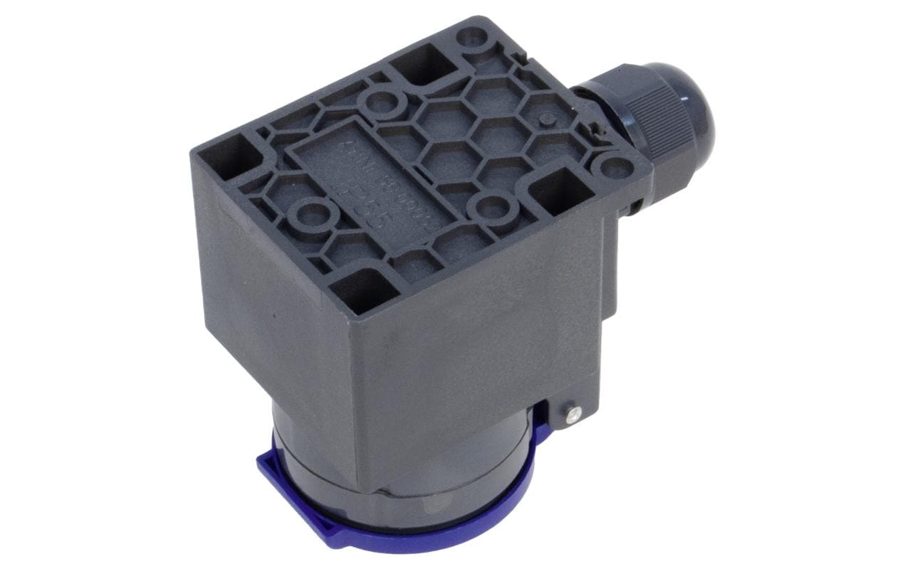 1537362_1 - Mediatech Steffen Nass Aufputz-Steckdose T23 IP55, dunkelblau