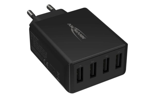 Ansmann Home Charger HC430 4x USB, schwarz