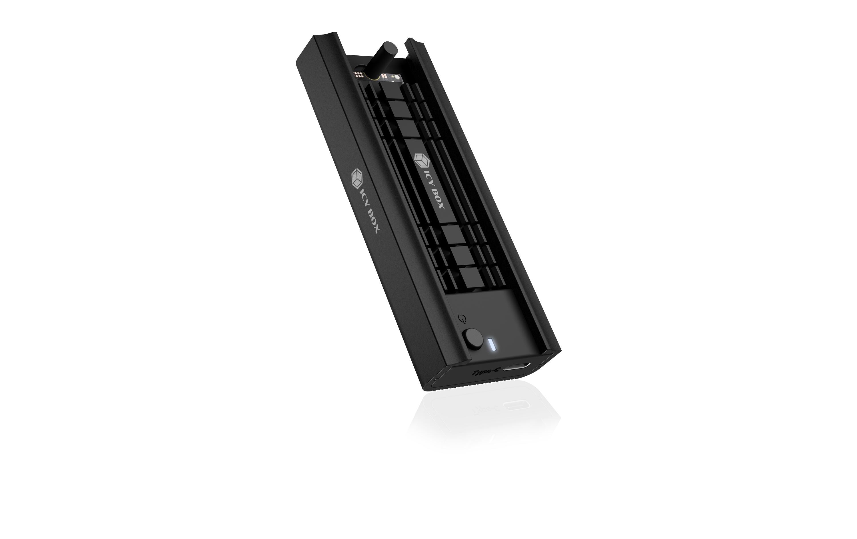 1538413 - Mediatech RAIDSONIC ICY BOX IB-180MC-C31, M.2 Dockingstation USB 3.2 Type-C, schwarz, bis 10Gbit/s kaufen | Mediatech.ch