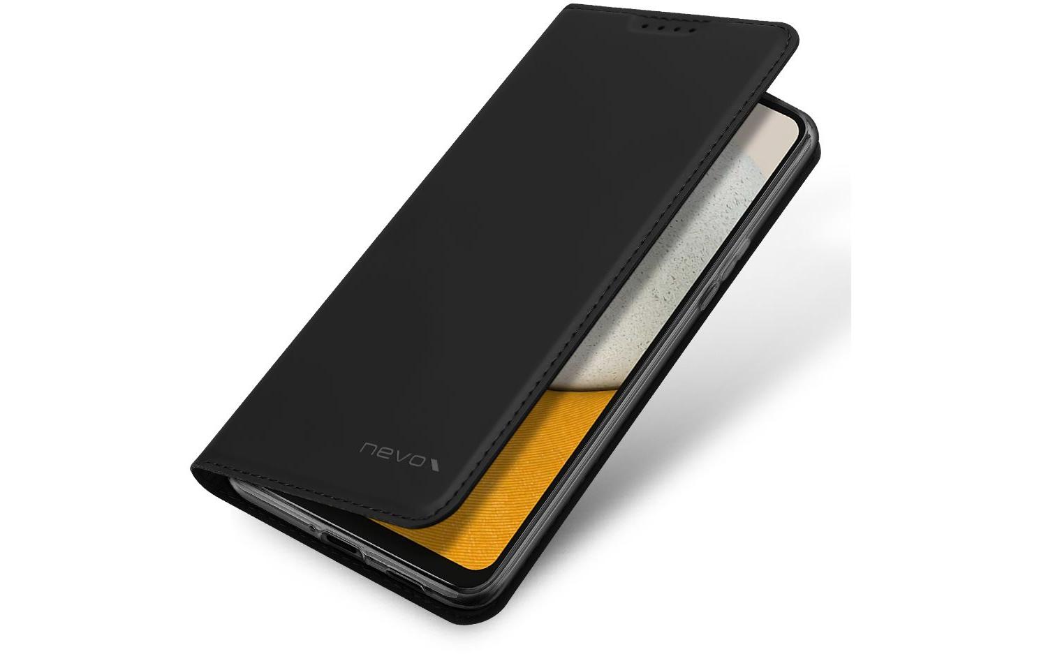 1539097 - Mediatech Nevox Vario Series Booktasche, Black fürs Samsung Galaxy A34