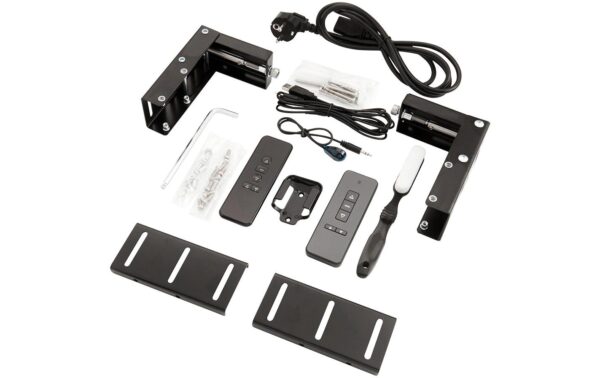 1539252_8 - Mediatech Celexon, UST Plus 110 Bodenleinwand schwarz, elektr. Boden Hochkontrastleinwand