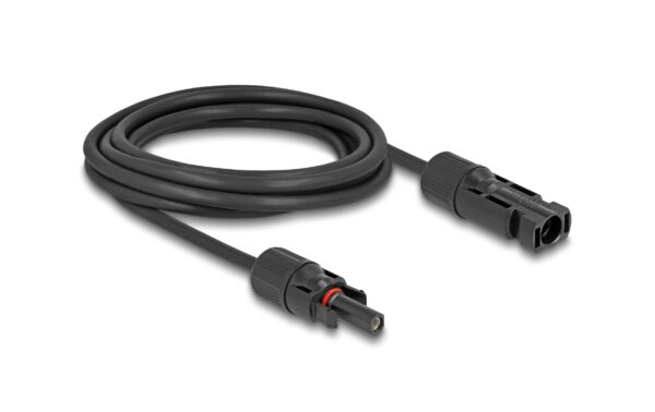 1541033_2 - Mediatech Delock DL4 Solarkabel 6mm Stecker zu Buchse, 3m, schwarz