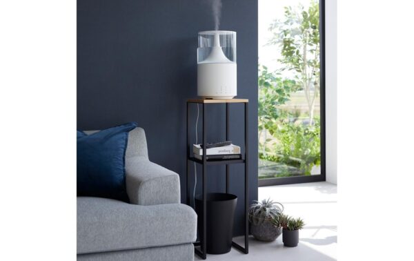 1542176_3 - Mediatech Yamazaki Deko-Regal Tower schwarz 25x25x80 cm, Holz/Metall